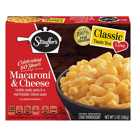 Stouffers Macaroni And Cheese Frozen Meals And Sides Houchens Market Place