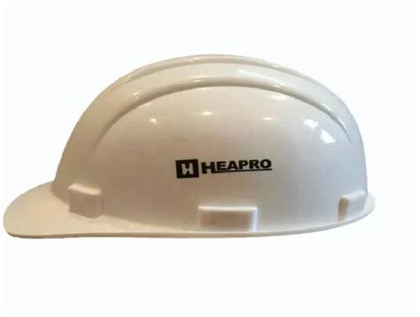 Abs Heapro White Industrial Safety Helmet Size Medium At Rs Piece