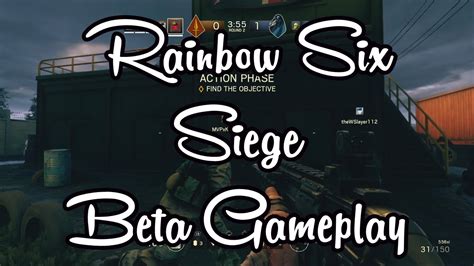 Rainbow Six Siege Closed Beta Tdm Secure Area Gameplay Youtube