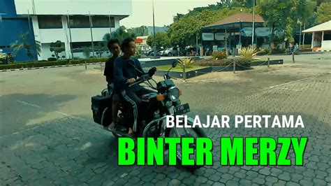 Pertama Belajar Naik Kawasaki Binter Merzy Kz Youtube