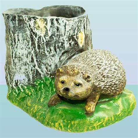 Купить Подставка для цветов Пень с ежиком, цена 670 грн — Prom.ua (ID ...