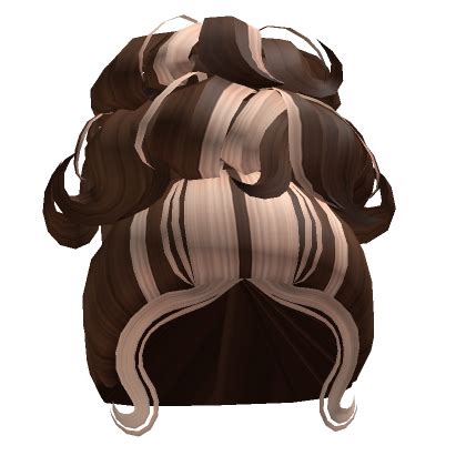 Elegant Frizzled Updo In Brown Blonde Roblox
