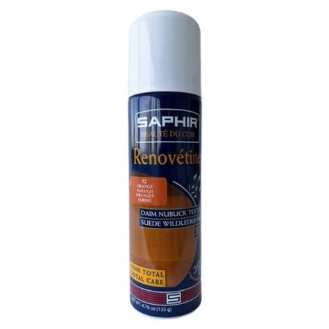 Renovetine orange aérosol rénovateur recolore imperméabilise daim n...