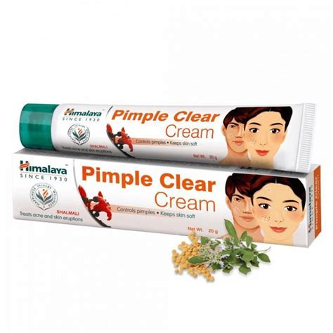 Крем от прыщей и угревой сыпи Хималая (Pimple Clear cream Himalaya), 20 ...