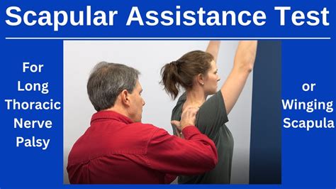 Scapular Assistance Test For Winging Scapula YouTube