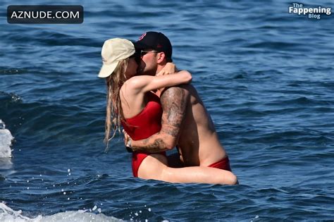 Katie Mcglynn Sexy Seen With Ricky Raymen Sizzles In A Hot Red Bikini At Santorini Beach Aznude