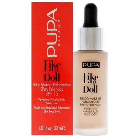 Like A Doll Perfecting Make Up Fluid Nude Look Foundation SPF 15 030