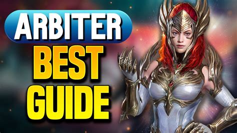 ARBITER BEST GUIDE For THE FACE Of RAID Shadow Legends YouTube