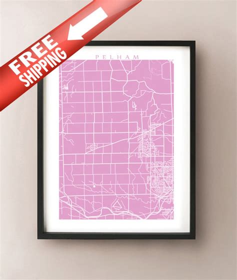 Pelham Map Ontario Print - Etsy