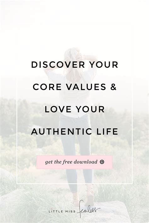 Free Download: Discover Your Core Values and Love Your Authentic Life