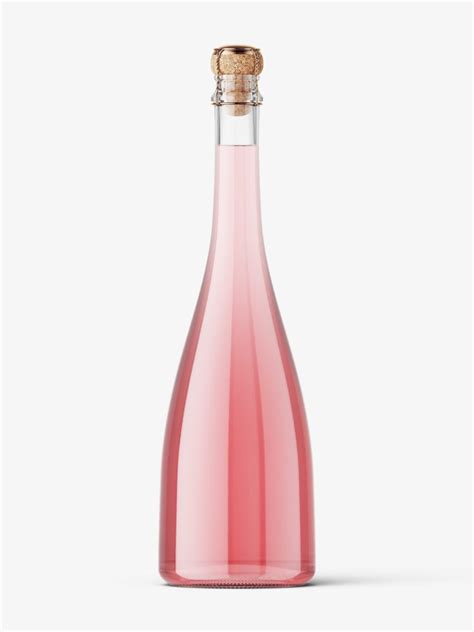 Sparkling Wine Bottle Mockup Smarty Mockups