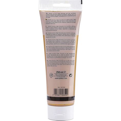 Studio Acrylique Pébéo 250ml or riche iridescent 350 Mab Store El