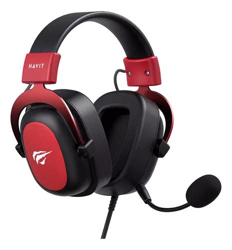 Fone De Ouvido Over Ear Gamer Havit Gamer H2002d H2002d Vermelho