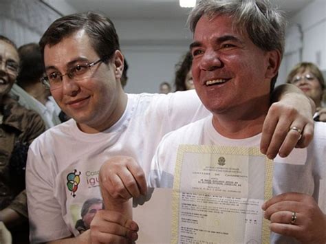 Celebran El Primer Casamiento Gay En San Pablo Infobae