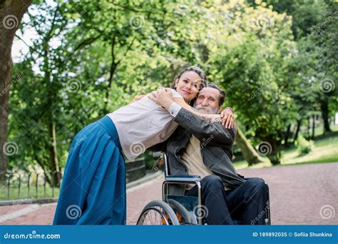 Disabled People Palliative Care Lifestyle Summer Portrait Of Senior