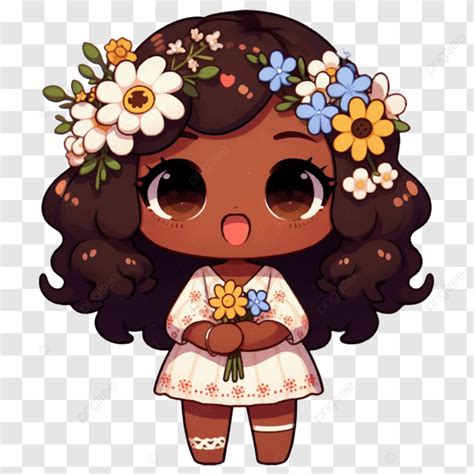 Linda Chica Latina Png Dibujos Dibujos Animados Chica Kawaii Png Imagen Para Descarga