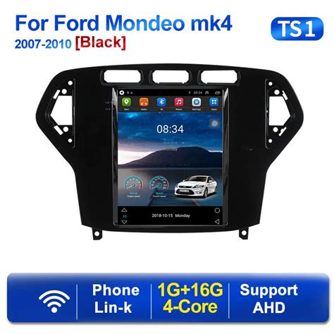 2 Din Lecteur Android 11 Pour Tesla Voiture Dvd Radio Pour Ford Mondeo