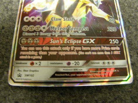 Mavin Pokemon Sm102 Dusk Mane Necrozma Gx Foil Promo Black Star Rare Card