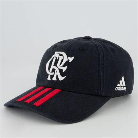 Boné Do Flamengo Adidas - Boné Adidas Flamengo Dad Preto - FutFanatics