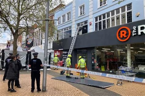 The Range in Chelmsford taped off by police as strong winds causes ...