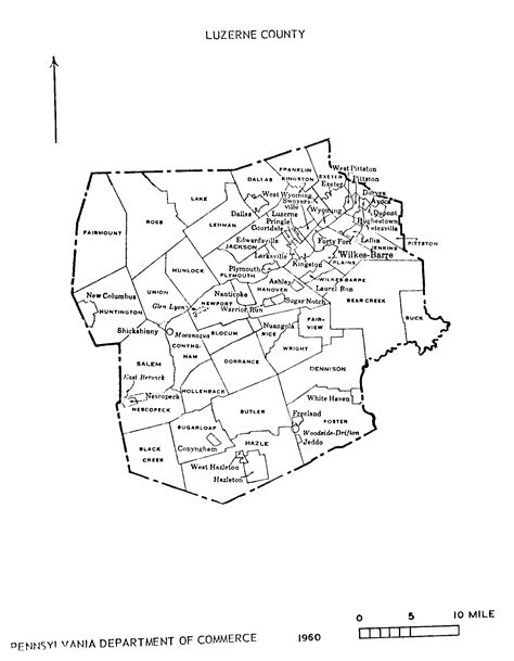 Luzerne County Map