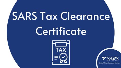 How To Get Sars Tax Clearance Certificate Of Good Standing