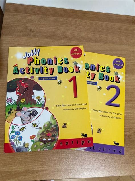 Jolly Phonics Activity Book 1 And 2 興趣及遊戲 書本 And 文具 小朋友書 Carousell