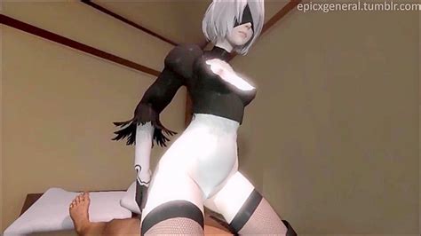 Nier Automata 2B Compilation Of Sexy 3d Hentai Fucking And Music Video HentaiSmile