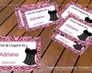 Tags Ch De Lingerie Cole O De Papelaria Personalizada B