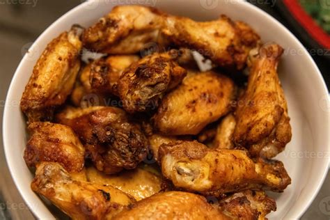 Naked Air Fried Wings Stock Photo At Vecteezy