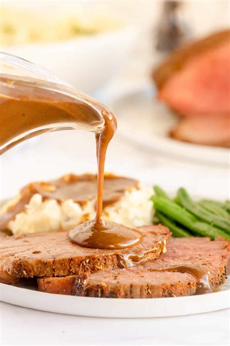 Eye of Round Roast Beef with Gravy | Valerie's Kitchen