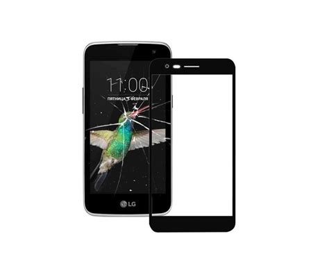 Cristal Frontal Alta Calidad De Pantalla Para Lg K Negro M