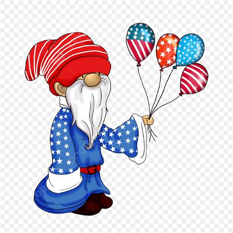 Dwarfs Png Image Independence Day Flag Balloon Cartoon Dwarf Dwarf