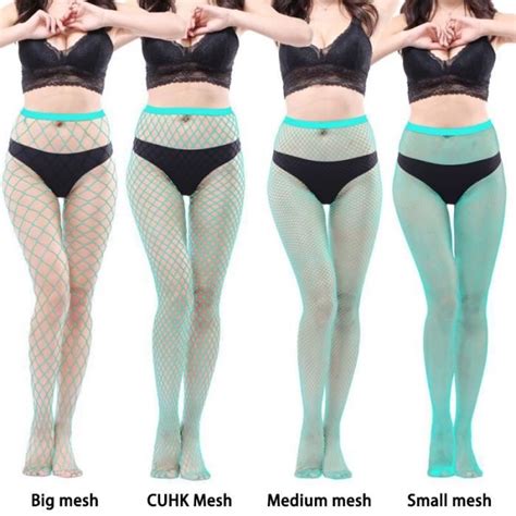 Bas En Maille R Sille Blanc Et Noir Collants Gothiques Sous V Tements Sexy Lingerie Rotique