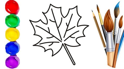 How To Draw A Beautiful Tree Leaf For Kidsbolalar Uchun Chiroyli