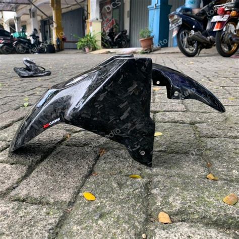 Jual Carbon Forged Spakbor Depan N Cover Spedo Vario 160 Kota