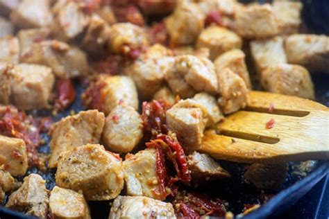 Creamy Tuscan Pork And Pasta Skillet — Buns In My Oven