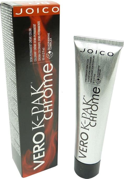 Joico Vero K Pak Chrome Demi Permanent Cream Color Hair Color Coloration 60ml Rc8