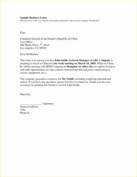 Free Business Letter format Template Of Personal Business Letter format ...