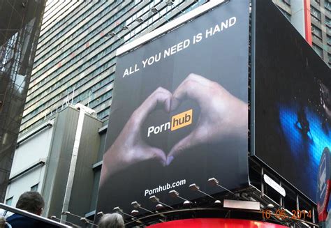 New York City Times Square Commercial Billboard Screens Hot Sex Picture