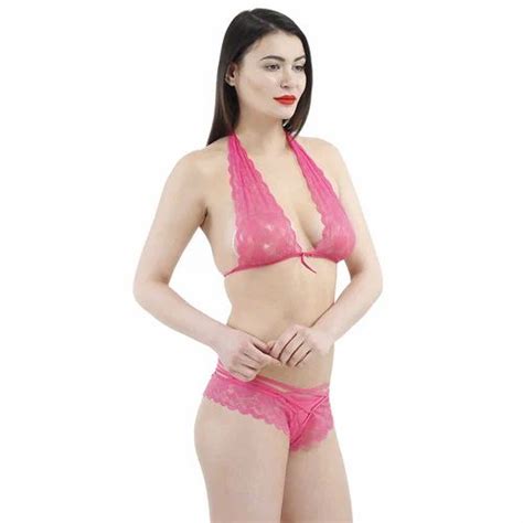 Black Solid Lace Lingerie Set At Rs 165 Set In New Delhi ID 12855821197