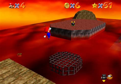 Lethal Lava Land Stars Super Mario 64 Walkthrough