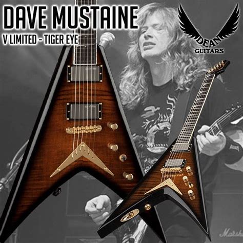 dean guitars   sight  dave mustaine signature limited