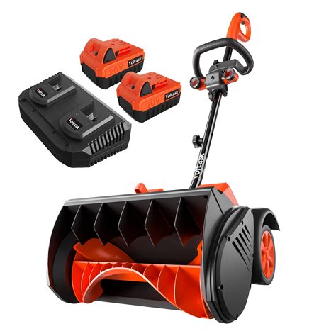Voltask 40v 16 Inch Cordless Snow Shovel With Wheels Led Lights 2
