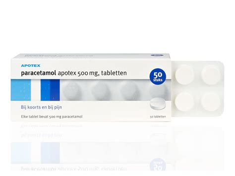 Paracetamol Apotex Tablet Mg St Efarma Apotheek En Drogist