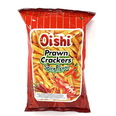 Oishi Prawn Cracker Spicy 12x80g Uno Foods