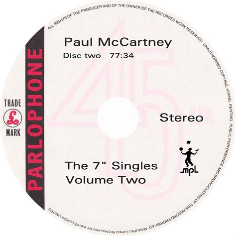 Paul Mccartney the 7 Singles Box Volume Two 4-CD CD - Etsy