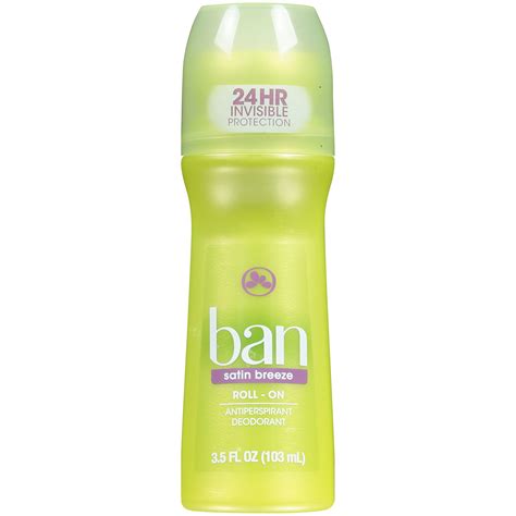 Ewg Skin Deep Ban Roll On Antiperspirant Deodorant Satin Breeze