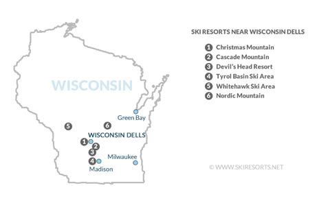 Ski Resorts In Wisconsin Map - Winter Olympics 2024 Medals