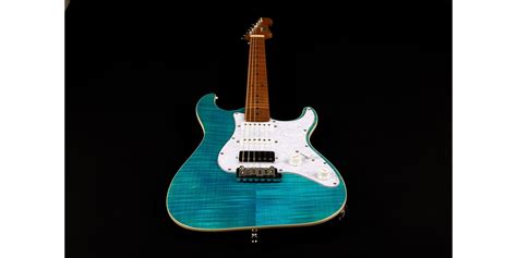 Jet Js Flamed Ocean Blue Guitar Co Uk